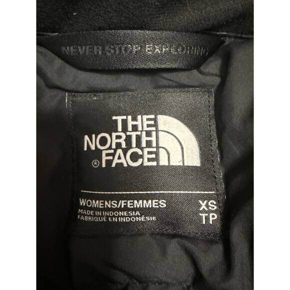 The North Face Black Long Sleeve Hooded Hoodie Trench Parka Coat Jacket Size XS - Picture 6 of 7